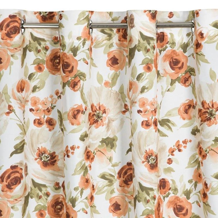 Eurofirany, zasłona gotowa, Mila, 140-250 cm, rudy