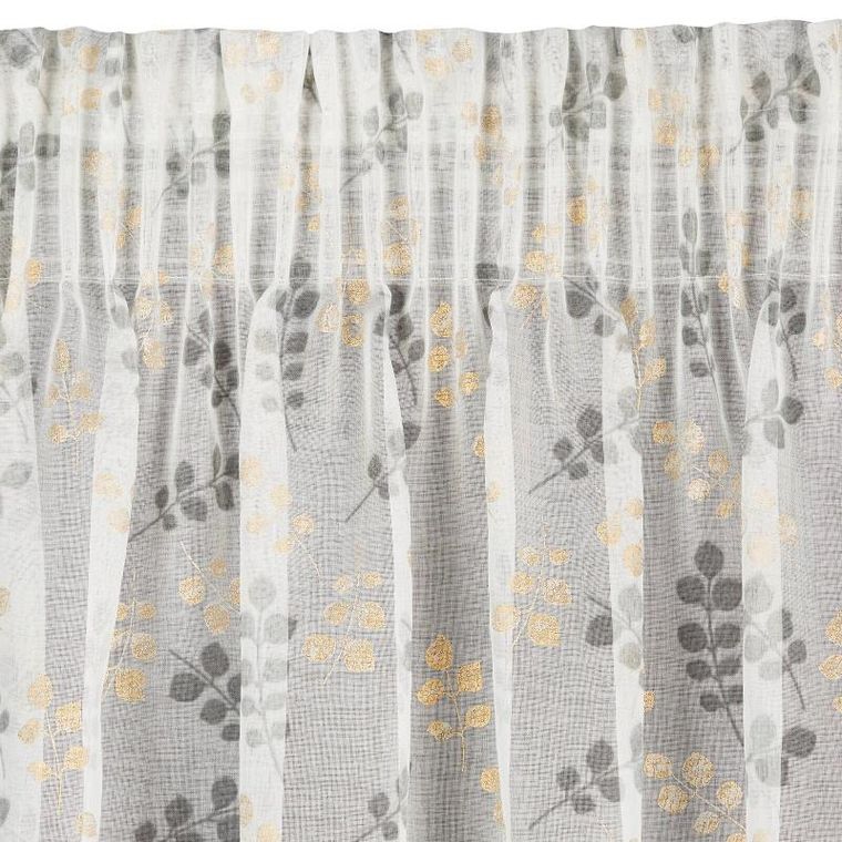 Eurofirany, zasłona gotowa, Miriam, na taśmie, 140-270 cm, biały