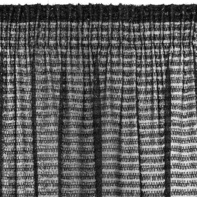 Eurofirany, zasłona gotowa na taśmie, Reina, 135-270 cm, czarny