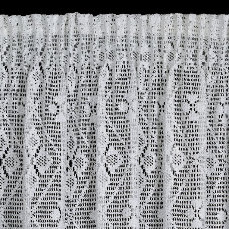 Eurofirany, zasłona gotowa, Nela, na taśmie 140-270 cm, kremowy