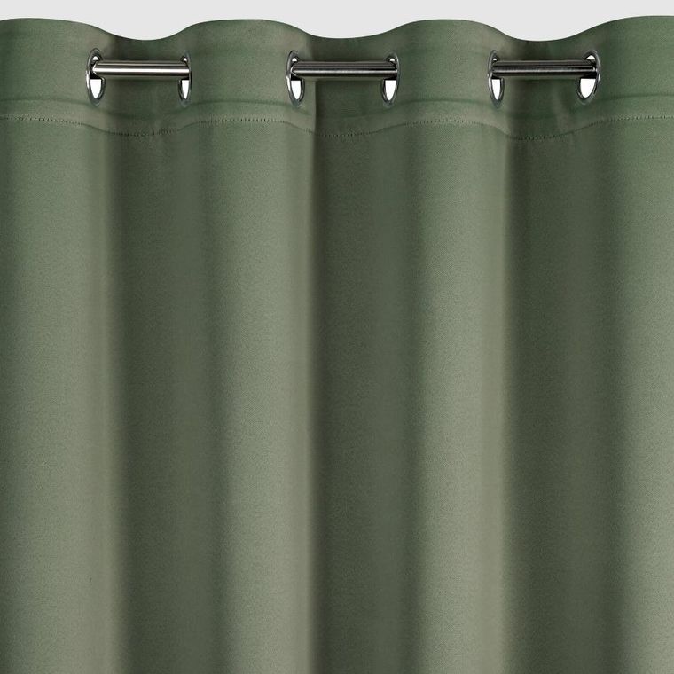 Eurofirany, zasłona gotowa, Nerisa, 140-250 cm, oliwkowy