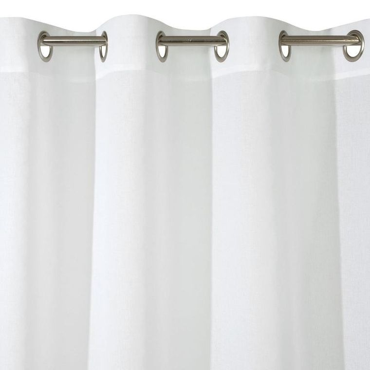 Eurofirany, zasłona gotowa, Pamela, 140-250 cm, biała