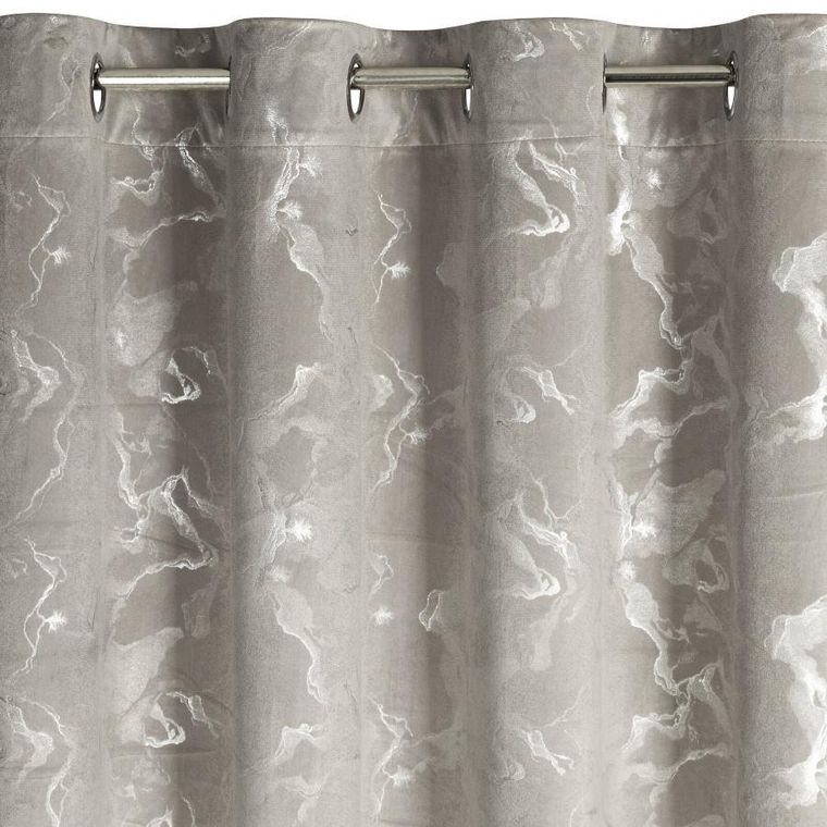 Eurofirany, zasłona gotowa, Raja, 140-250 cm, stalowy