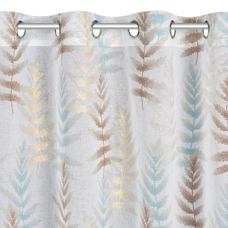 Eurofirany, zasłona gotowa, Ruti, 140-250 cm, kremowy