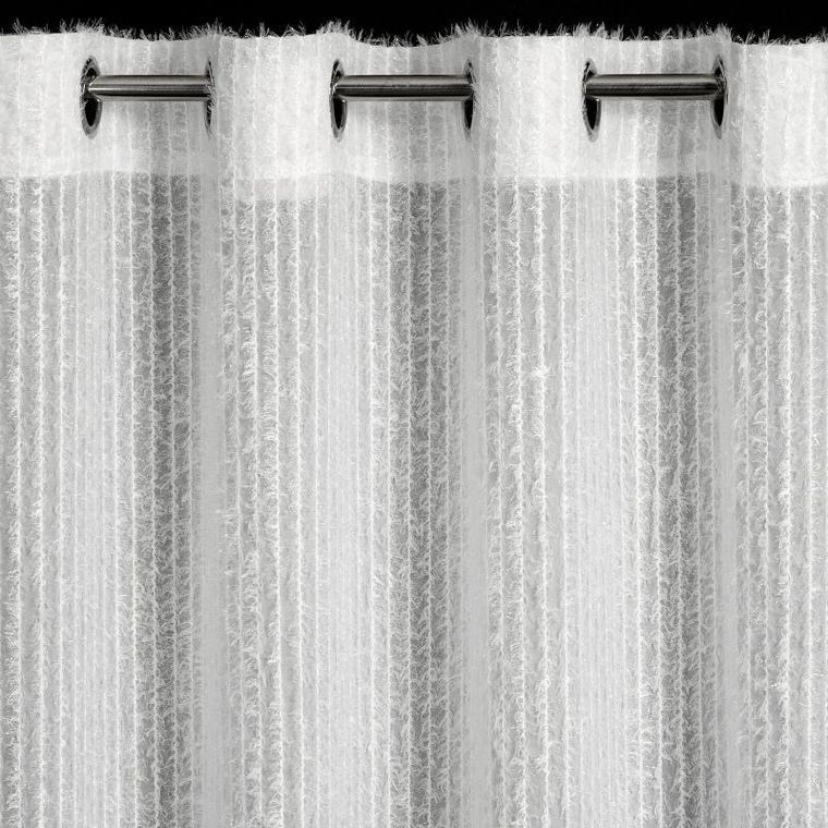 Eurofirany, zasłona gotowa, Selma, 135-250 cm, biały