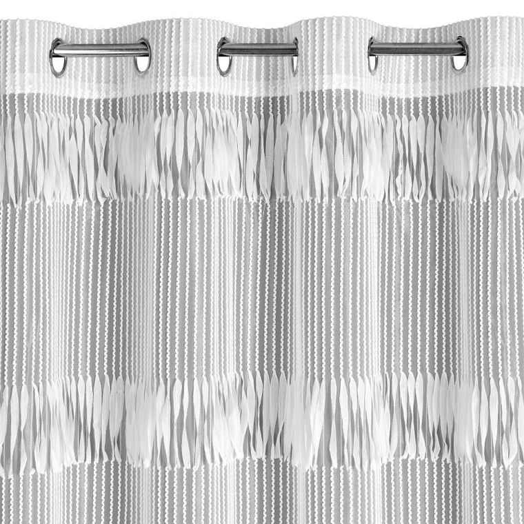 Eurofirany, zasłona gotowa, Sotera, 140-250 cm, biały