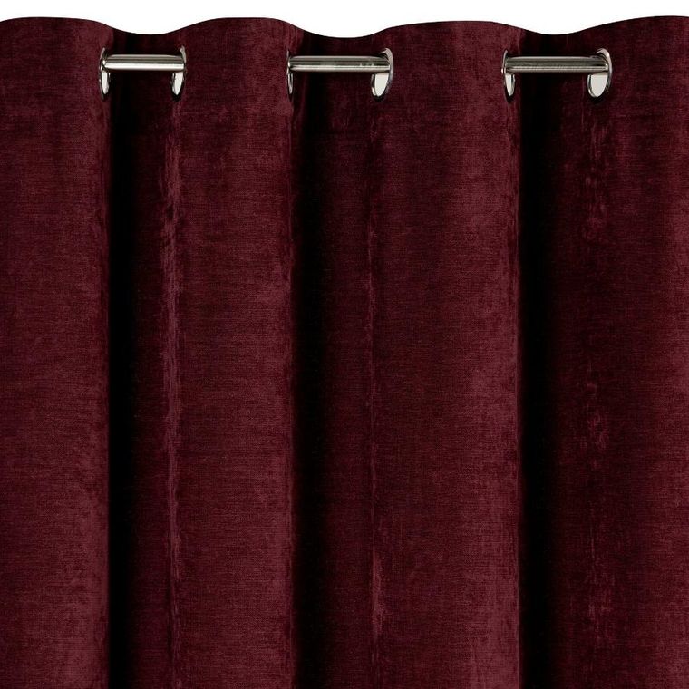 Eurofirany, zasłona gotowa, Vani, 140-250 cm, bordowy