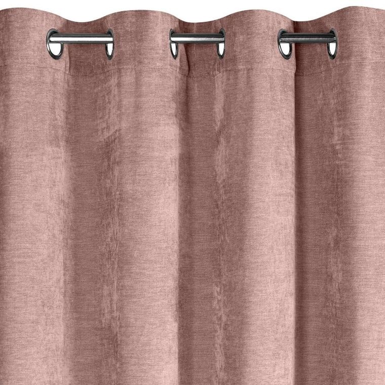 Eurofirany, zasłona gotowa, Vani, 140-250 cm, pudrowy