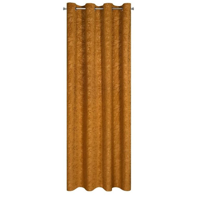 Eurofirany, zasłona zaciemniająca gotowa, Actavia, 140-250 cm, miodowy