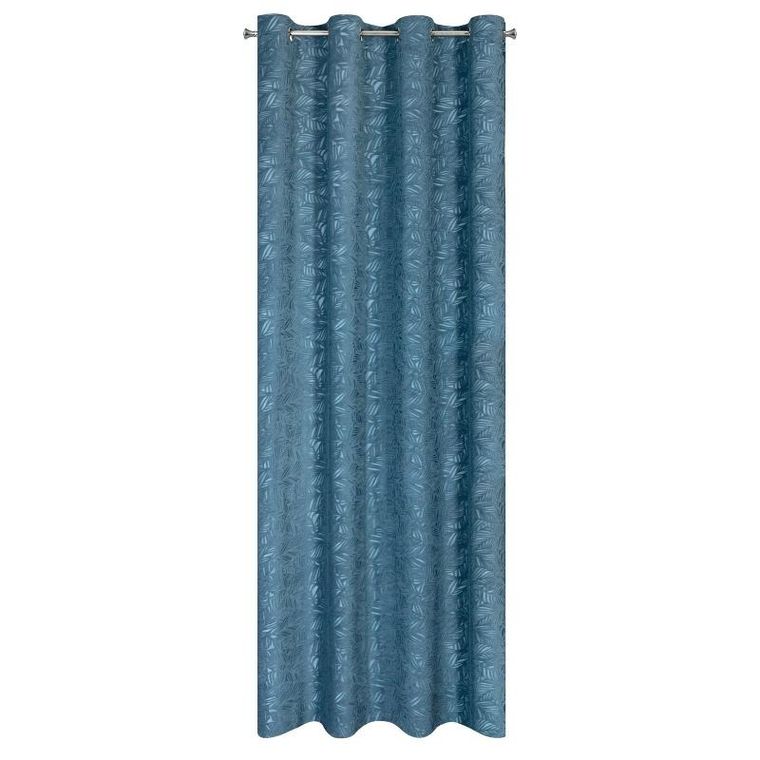 Eurofirany, zasłona zaciemniająca gotowa, Actavia, 140-250 cm, niebieski