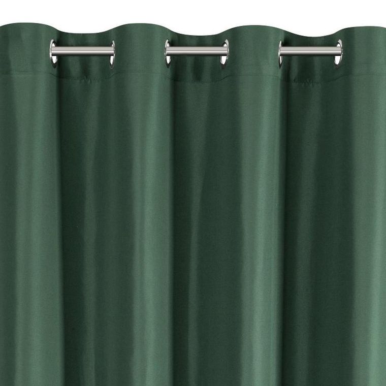 Eurofirany, zasłona zaciemniająca gotowa, Adari, 140-250 cm, ciemnozielony