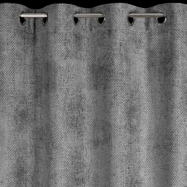Eurofirany, zasłona zaciemniająca gotowa, Aleta, 135-250 cm, popielaty