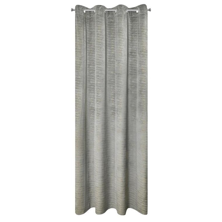 Eurofirany, zasłona zaciemniająca gotowa, Aluvia, 140-250 cm, stalowy