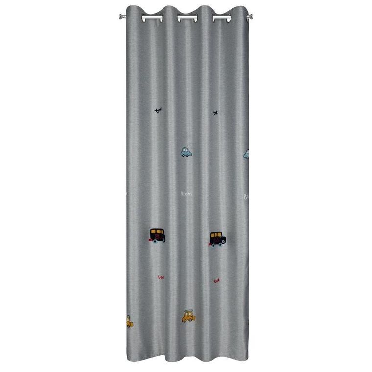 Eurofirany, zasłona zaciemniająca gotowa, Alvin, 140-250 cm, srebrny