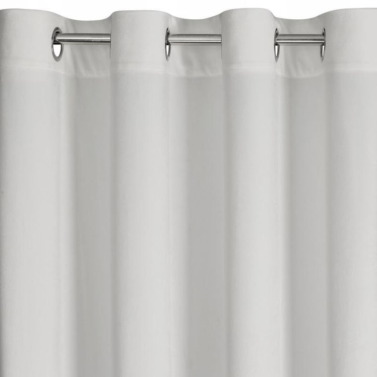 Eurofirany, zasłona zaciemniająca gotowa, Ariadna, 140-250 cm, biały