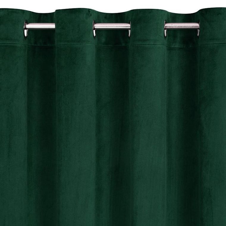 Eurofirany, zasłona zaciemniająca gotowa, Ariadna, 140-250 cm, ciemnozielony