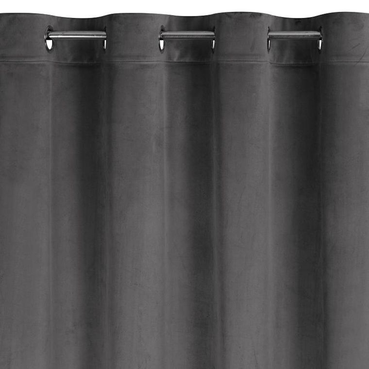 Eurofirany, zasłona zaciemniająca gotowa, Ariadna, 140-250 cm, grafitowy