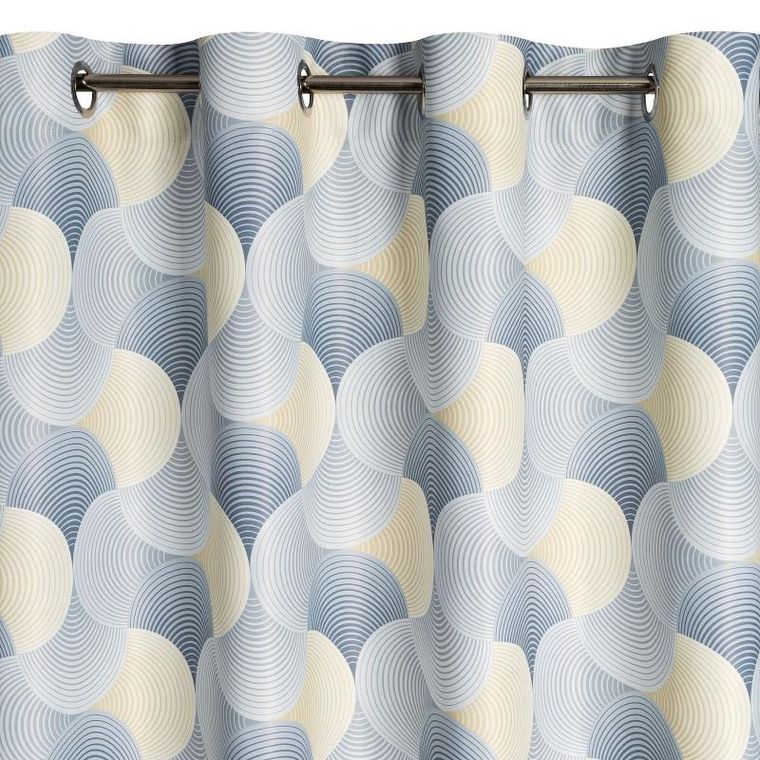 Eurofirany, zasłona zaciemniająca gotowa, Aseta, 140-250 cm, szary