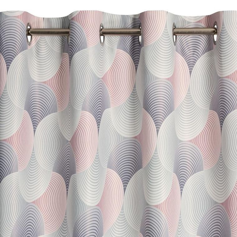 Eurofirany, zasłona zaciemniająca gotowa, Aseta, 140-250 cm, szary