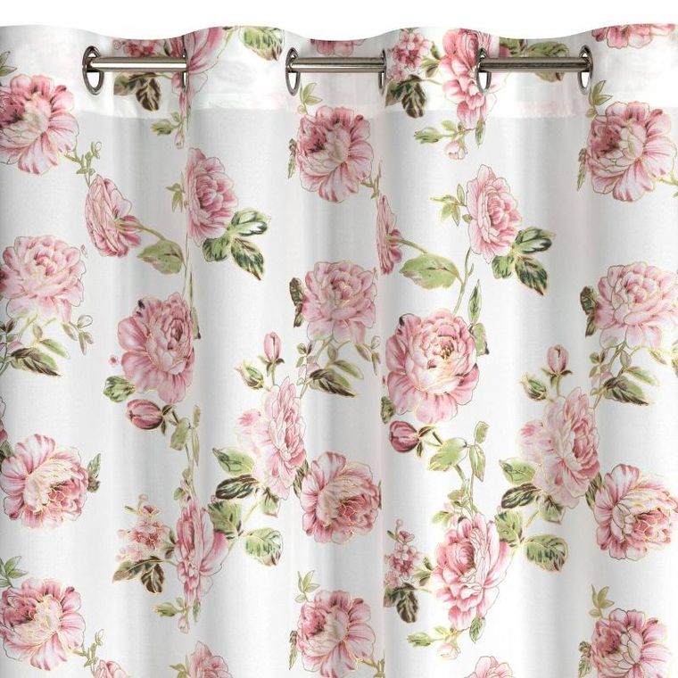 Eurofirany, zasłona zaciemniająca gotowa, Avani, 140-250 cm, biały