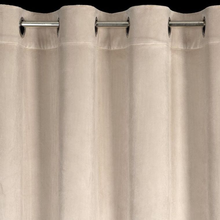 Eurofirany, zasłona zaciemniająca gotowa, Carli, 140-250 cm, beżowy