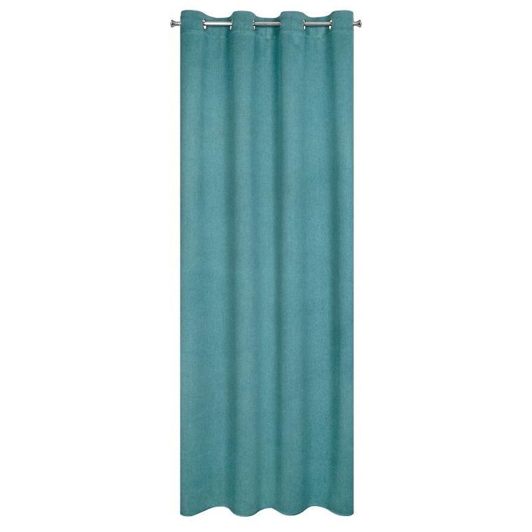 Eurofirany, zasłona zaciemniająca gotowa, Carlo, 140-250 cm, turkusowy