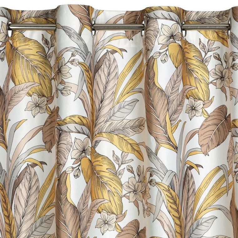 Eurofirany, zasłona zaciemniająca gotowa, d91, Bari, 140-250 cm, rudy