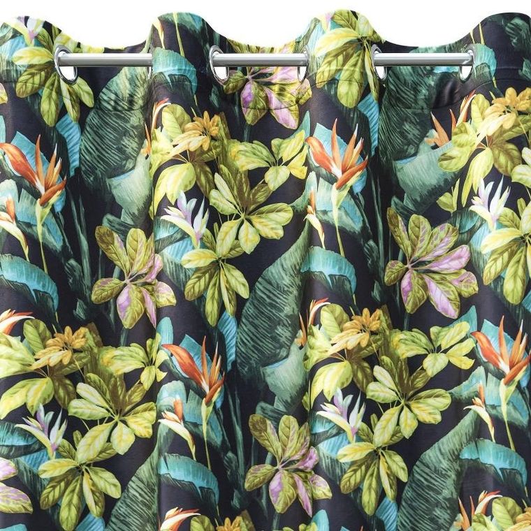 Eurofirany, zasłona zaciemniająca gotowa, d91, Livy, 140-250 cm, zielony