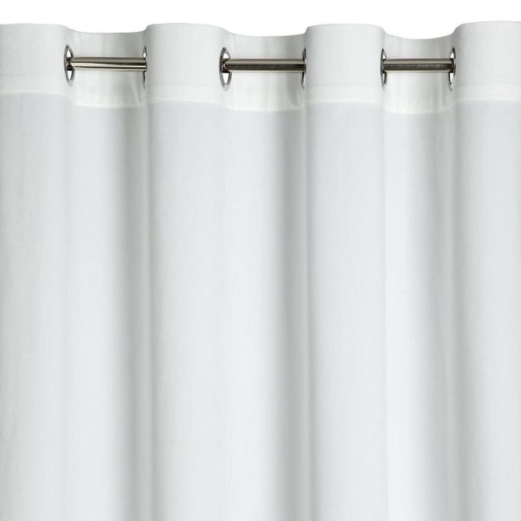 Eurofirany, zasłona zaciemniająca gotowa, d91, Rosa, 140-250 cm, biały