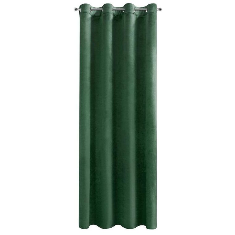 Eurofirany, zasłona zaciemniająca gotowa, D91 Rosa, 140-250 cm, zielona