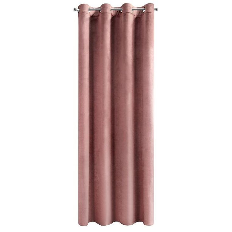 Eurofirany, zasłona zaciemniająca gotowa, d91, Rosa, 140-270 cm, ciemnoróżowy