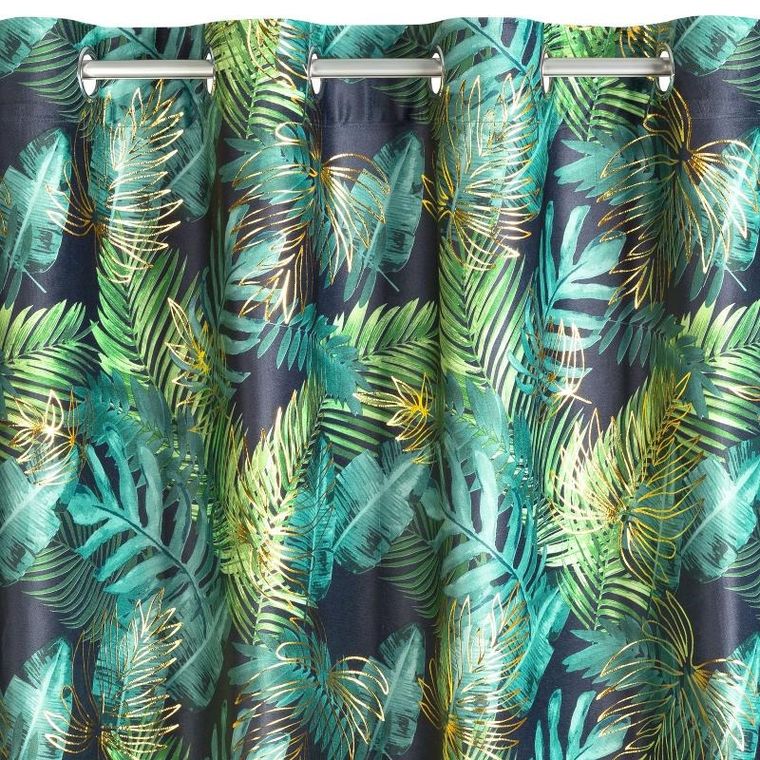 Eurofirany, zasłona zaciemniająca gotowa, Davos, 140-250 cm, czarny