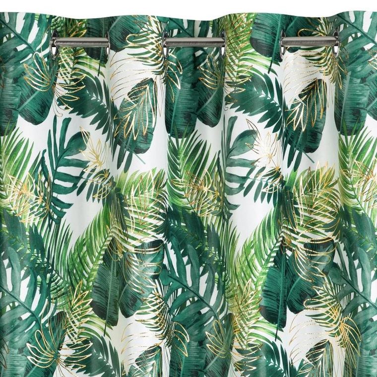 Eurofirany, zasłona zaciemniająca gotowa, Davos, 140-250 cm, zielony