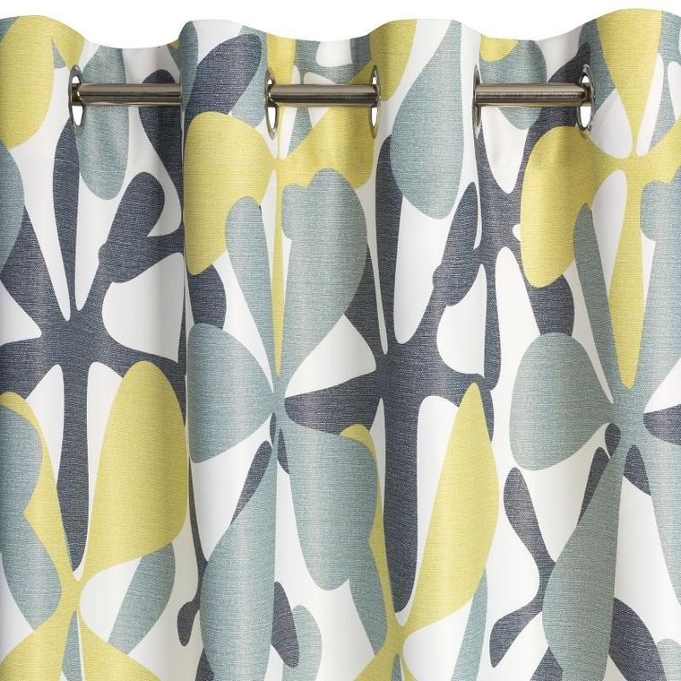 Eurofirany, zasłona zaciemniająca gotowa, Dorin, 140-250 cm, musztardowy