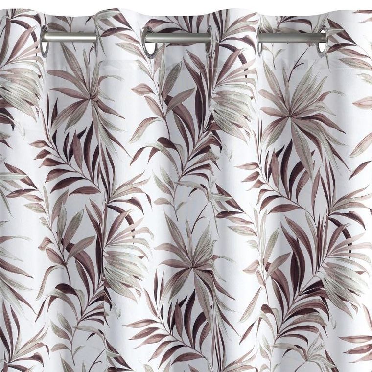 Eurofirany, zasłona zaciemniająca gotowa, Elia, 140-250 cm, brązowy