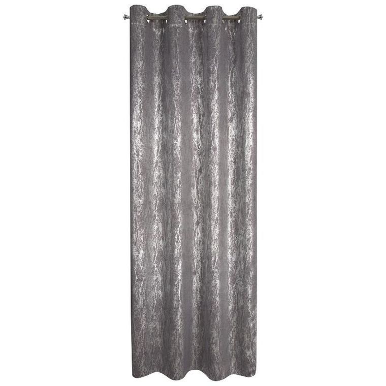 Eurofirany, zasłona zaciemniająca gotowa, Elise, 140-250 cm, stalowy