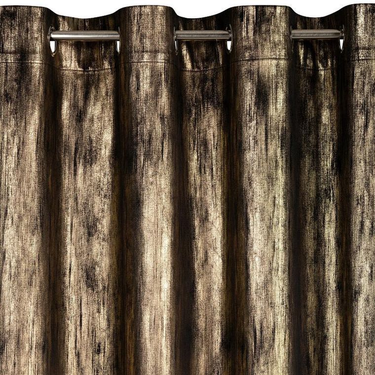 Eurofirany, zasłona zaciemniająca gotowa, Emila, 140-250 cm, czarny