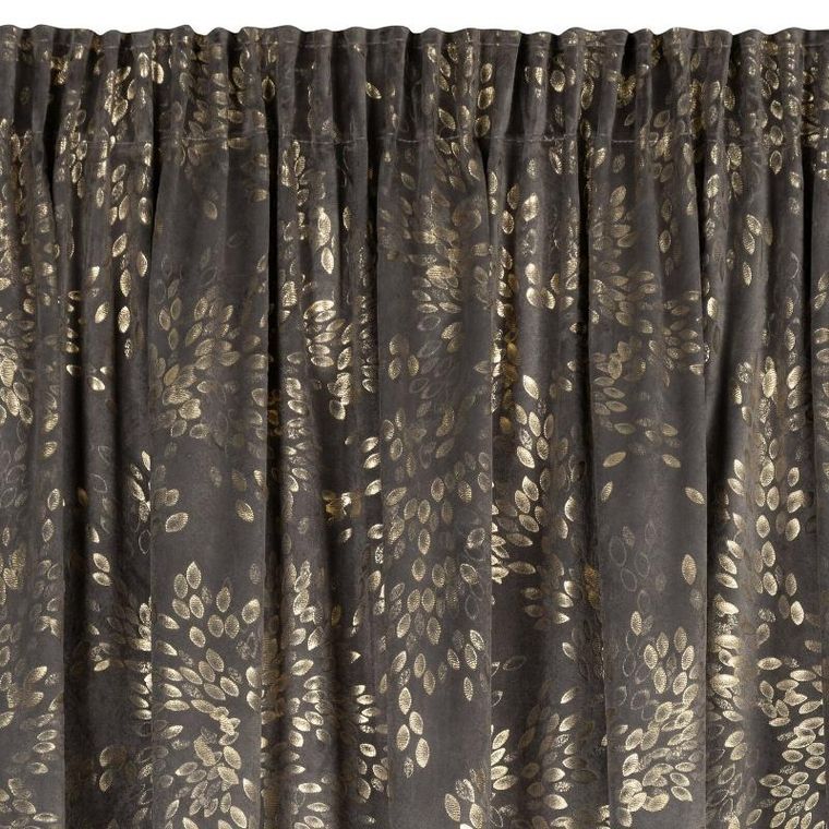 Eurofirany, zasłona zaciemniająca gotowa, Felis, na taśmie, 140-270 cm, grafitowy