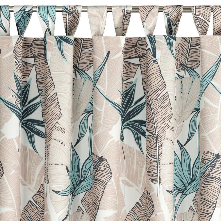 Eurofirany, zasłona zaciemniająca gotowa, Garden, na szelkach, 155-260 cm, beżowy