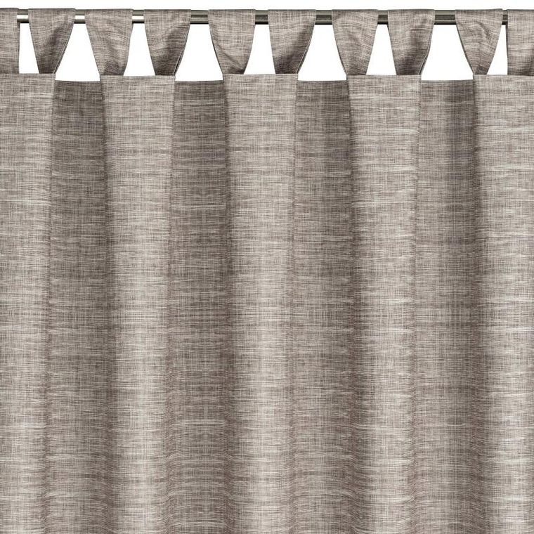 Eurofirany, zasłona zaciemniająca gotowa, Garden, na szelkach, 155-260 cm, brązowy