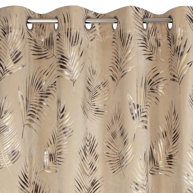 Eurofirany, zasłona zaciemniająca gotowa, Gloria, 140-250 cm, beżowy