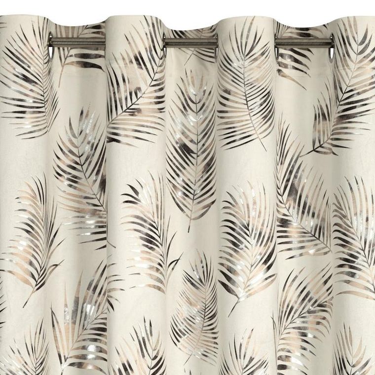 Eurofirany, zasłona zaciemniająca gotowa, Gloria2, 140-250 cm, kremowy