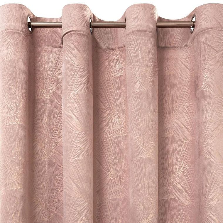 Eurofirany, zasłona zaciemniająca gotowa, Goja, 140-250 cm, pudrowy