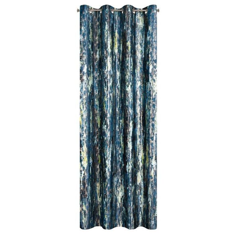 Eurofirany, zasłona zaciemniająca gotowa, Grace, 140-250 cm, granatowy