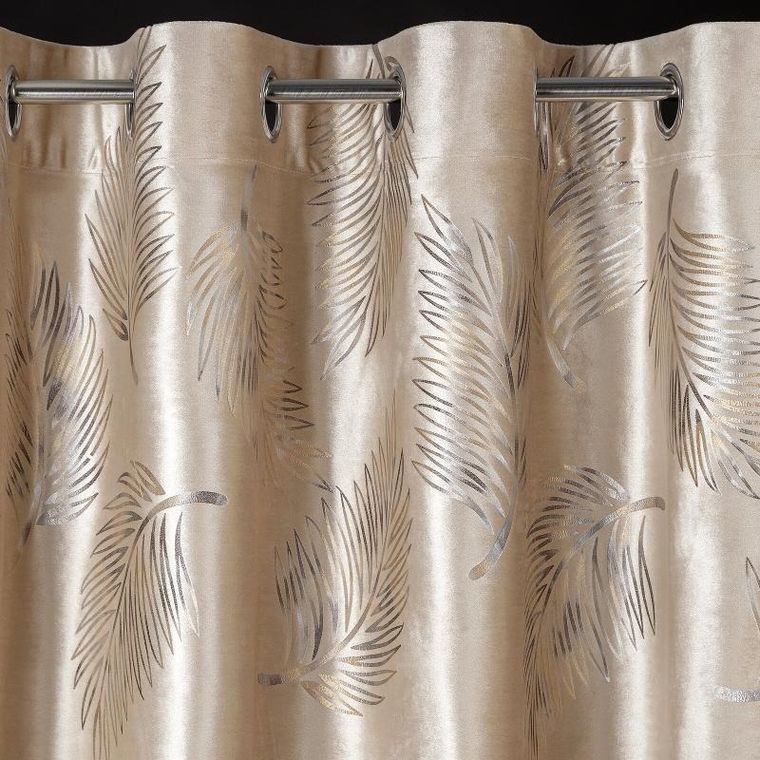 Eurofirany, zasłona zaciemniająca gotowa, Idalia, 140-250 cm, beżowy