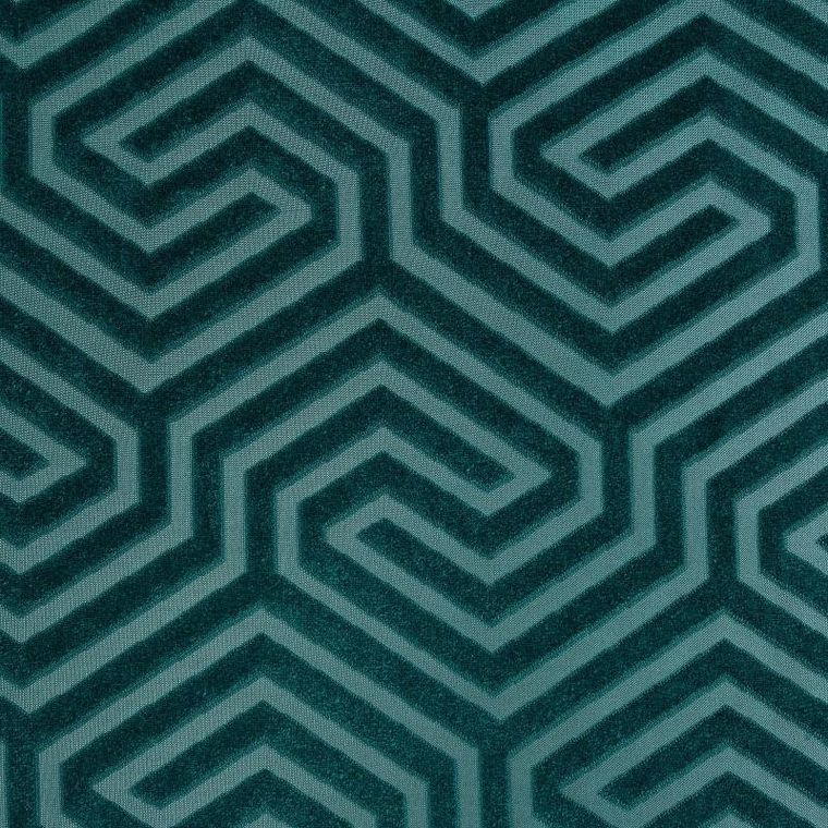 Eurofirany, zasłona zaciemniająca gotowa, Inga, na taśmie, 140-250 cm, turkusowy