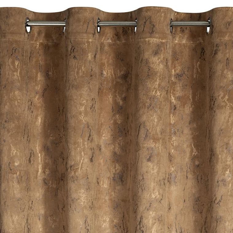 Eurofirany, zasłona zaciemniająca gotowa, Kornelia, 140-250 cm, miodowy