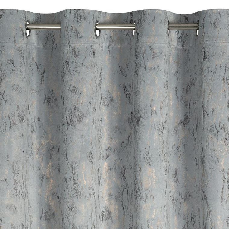 Eurofirany, zasłona zaciemniająca gotowa, Kornelia, 140-250 cm, srebrny