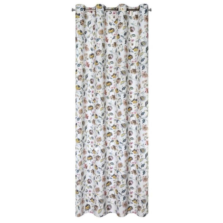 Eurofirany, zasłona zaciemniająca gotowa, Kristal, 140-250 cm, biały