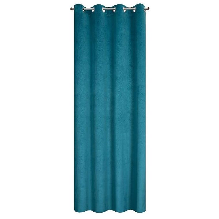 Eurofirany, zasłona zaciemniająca gotowa, Lili, 140-250 cm, niebieski